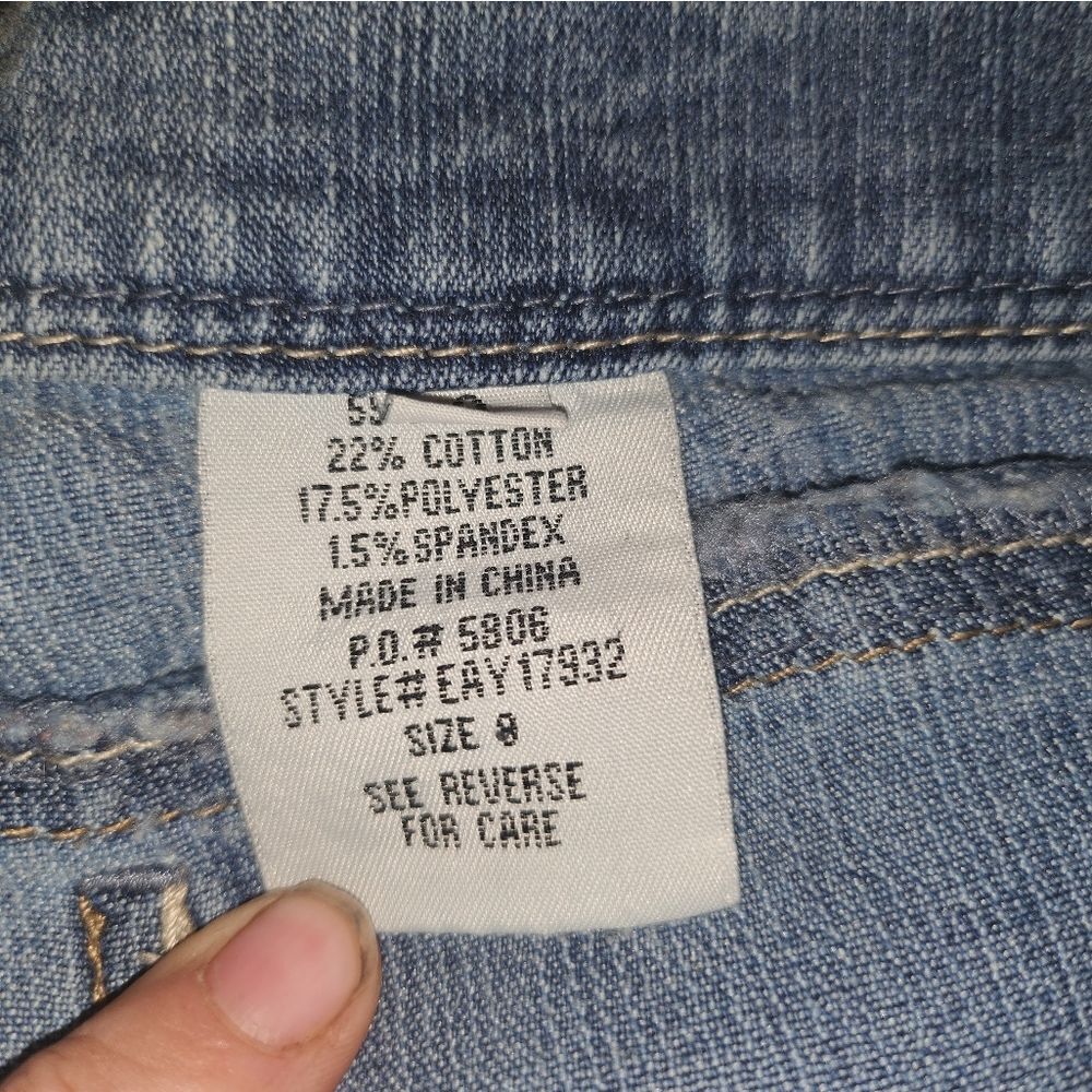 Women’s Denim Shorts - Blue Jean Casual Short - Picture 7 of 7